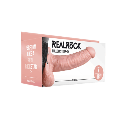 Hollow Strap-On met Ballen - 7 / 18 cm - Afbeelding 2