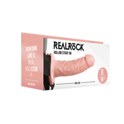 Hollow Strap-On zonder Balls - 6 / 15,5 cm - Afbeelding 2