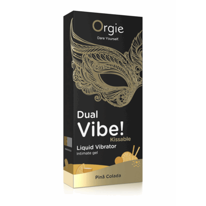 Dual Vibe! Kissable Liquid Vibrator - Pina Colada - 0,5 fl oz / 15 ml - Afbeelding 3