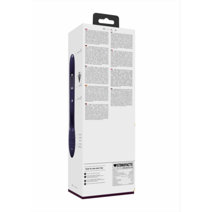 Mika - Triple Motor - Vibrerende Rabbit met Innovatieve G-Spot Flapper Stimulator - Paars - Afbeelding 3