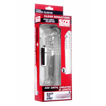 Duidelijke Sensaties - Vibrerende Penis Sleeve met Bullet - Afbeelding 2