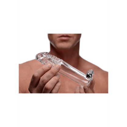 Duidelijke Sensaties - Vibrerende Penis Sleeve met Bullet - Afbeelding 3