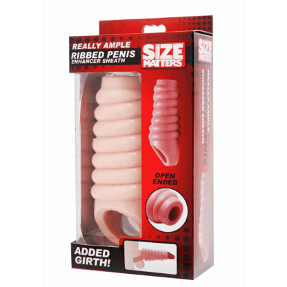 Echt Ruim Geribbelde Penisvergroting Sleeve - Afbeelding 2