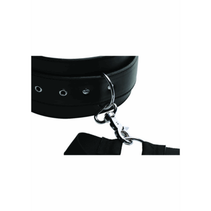 Eenvoudige Toegang Thigh Harness met Wrist Cuffs - Afbeelding 3