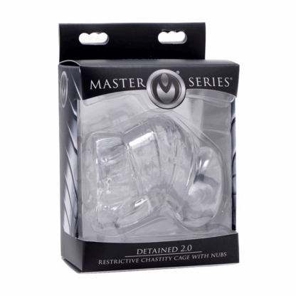 Detained 2.0 - Restrictive Studded Chastity Cage - Afbeelding 2
