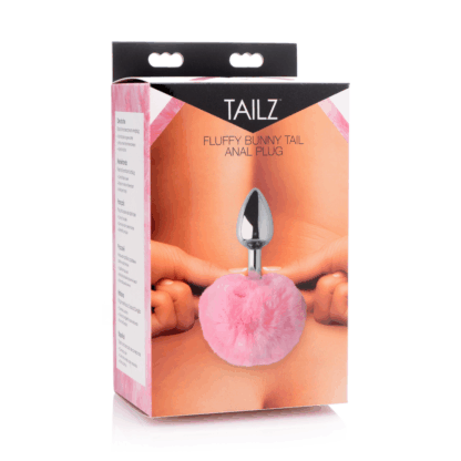 Fluffy Bunny Tail - Anale Plug - Roze - Afbeelding 2