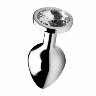Duidelijke Gem Anale Plug Medium - Duidelijk