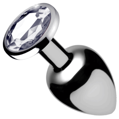 Duidelijke Gem Anal Plug Klein - Duidelijk - Afbeelding 4