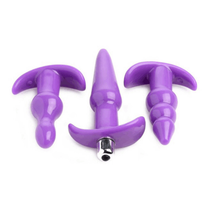 4-delige Vibrerende Butt Plug Set - Afbeelding 5