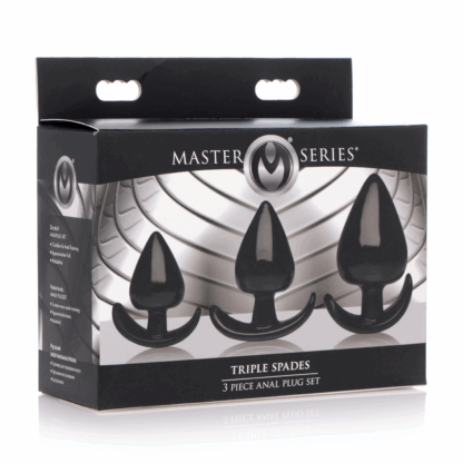Triple Spades - 3 Delige Anale Plug Set - Afbeelding 2