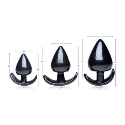 Triple Spades - 3 Delige Anale Plug Set - Afbeelding 7