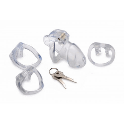 Duidelijke Captor - Kinky Cage met Sleutels - Medium - Afbeelding 5