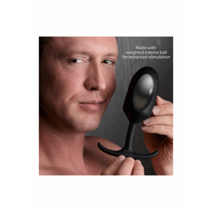 Premium Silicone Weighted Anal Plug - Extra Groot - Afbeelding 5