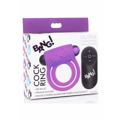 Silicone Cockring en Bullet met Afstandsbediening - Afbeelding 2