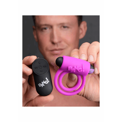 Silicone Cockring en Bullet met Afstandsbediening - Afbeelding 3