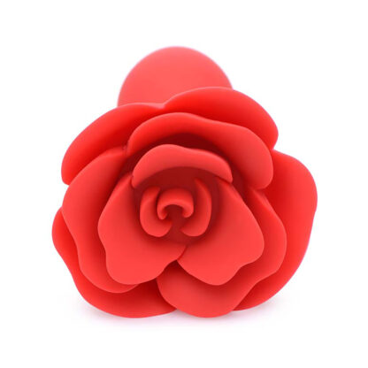 Booty Bloom - Silicone Rose Anale Plug - Rood - Afbeelding 3