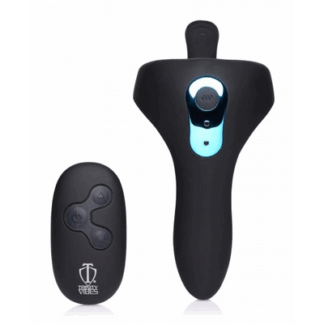 Power Taint - Siliconen Cock- en Ballring met Afstandsbediening