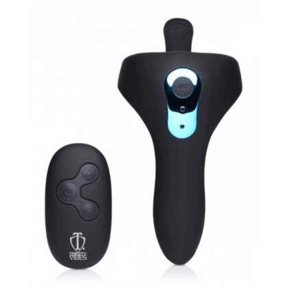Power Taint - Siliconen Cock- en Ballring met Afstandsbediening - Afbeelding 5