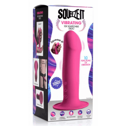 Knijpbare Vibrerende Dildo - Afbeelding 2