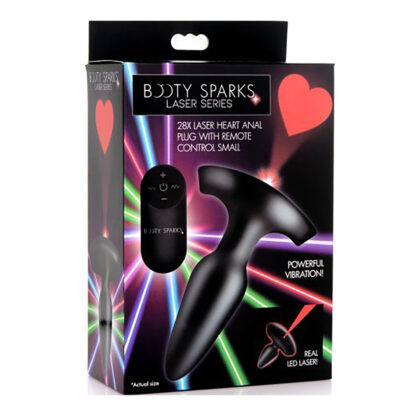 Laser Hart - Butt Plug met Afstandsbediening - Klein - Afbeelding 2
