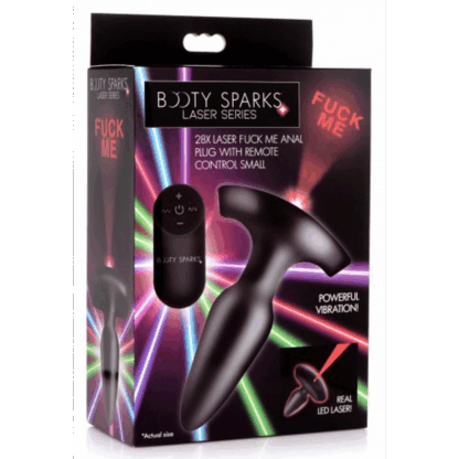 Laser Fuck Me - Butt Plug met Afstandsbediening - Klein - Afbeelding 2
