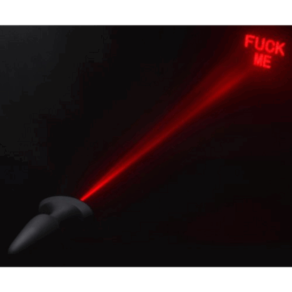Laser Fuck Me - Butt Plug met Afstandsbediening - Klein - Afbeelding 3