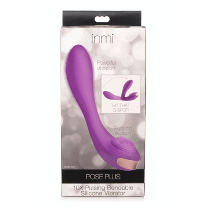 Pose Plus - Buigbare Pulserende Siliconen Vibrator - Afbeelding 2
