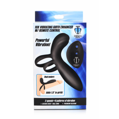 Siliconen Vibrerende Penis Sleeve met Afstandsbediening - Afbeelding 2
