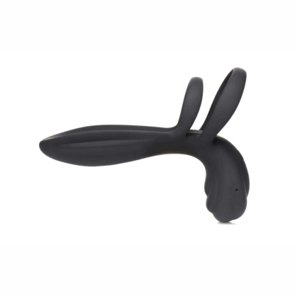 Siliconen Vibrerende Penis Sleeve met Afstandsbediening - Afbeelding 4