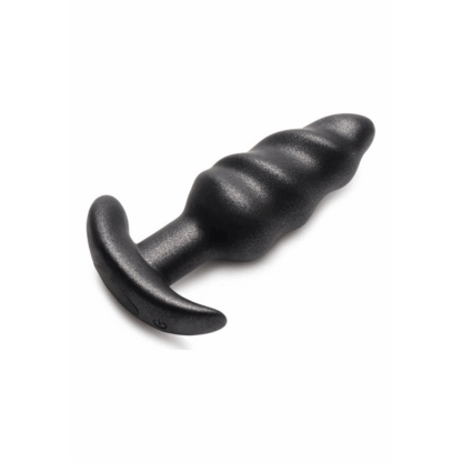 Vibrerende Silicone Swirl Plug met Afstandsbediening en 25 Snelheden - Afbeelding 3