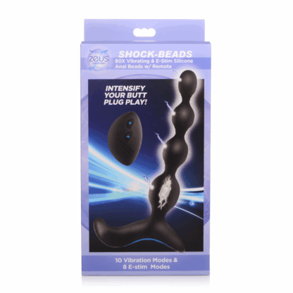 Vibrerende en E-Stim Silicone Anale Kralen met Afstandsbediening - Afbeelding 2