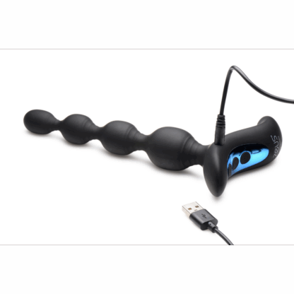Vibrerende en E-Stim Silicone Anale Kralen met Afstandsbediening - Afbeelding 6
