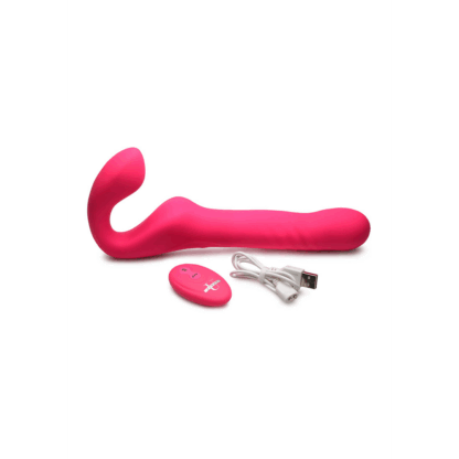Mighty-Thrust - Duwende en Vibrerende Strapless Strap-On met Afstandsbediening - Afbeelding 4