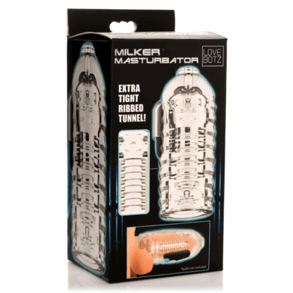 Melker TPE Masturbator - Helder - Afbeelding 2