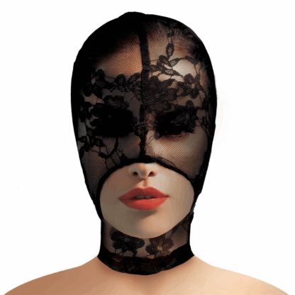 Lace Seduction - Kanten Bondage Masker - Afbeelding 4