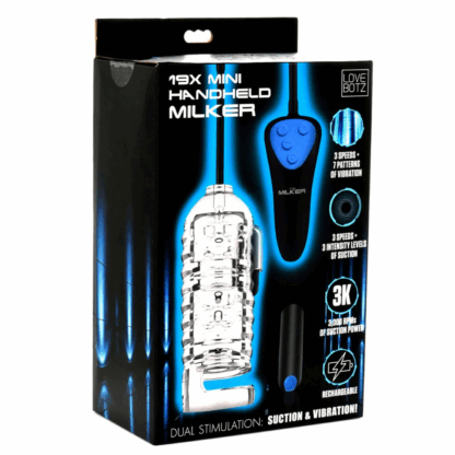 Mini Handheld Melker - Zwart - Afbeelding 2