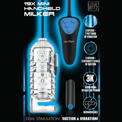 Mini Handheld Melker - Zwart - Afbeelding 4
