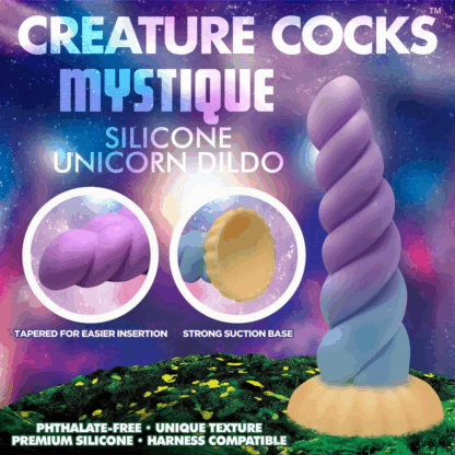 Siliconen Eenhoorn Dildo - Afbeelding 6