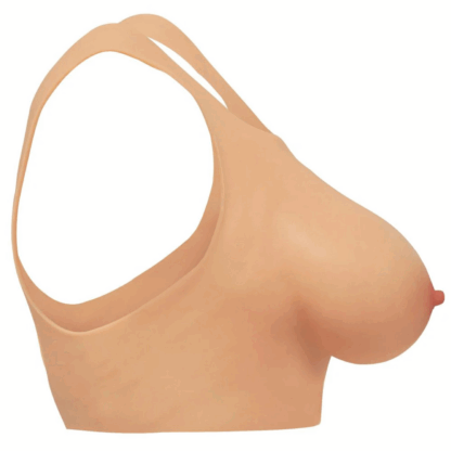 Perky Pair D-Cup Siliconen Borsten - Vlees - Afbeelding 6