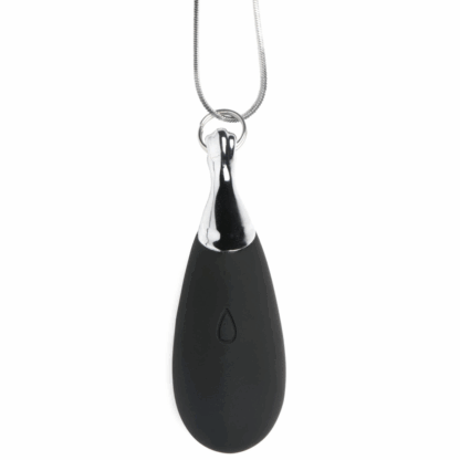 Vibrerende Silicone Druppelketting - Zwart - Afbeelding 7