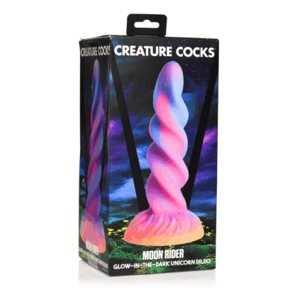 Moon Rider - Glow-in-the-Dark Eenhoorn Dildo - Afbeelding 2