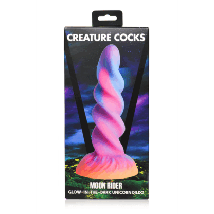 Moon Rider - Glow-in-the-Dark Eenhoorn Dildo - Afbeelding 3