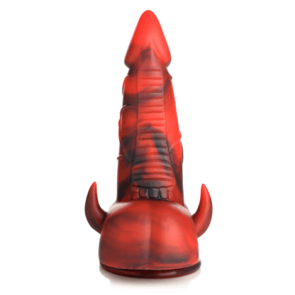 Horny Devil - Demon Silicone Dildo - Rood - Afbeelding 5