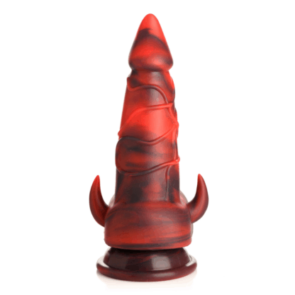 Horny Devil - Demon Silicone Dildo - Rood - Afbeelding 6