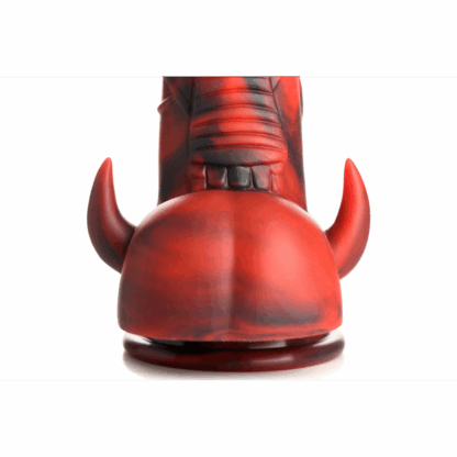Horny Devil - Demon Silicone Dildo - Rood - Afbeelding 7