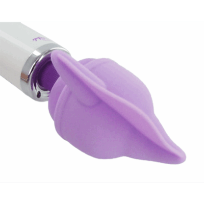 Flutter Tip Silicone Wand Attachment - Paars - Afbeelding 6
