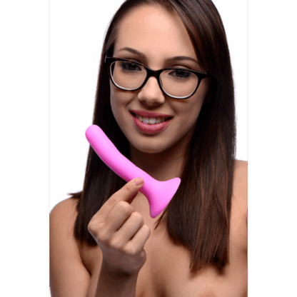 Siliconen Strap-On Dildo - S - Roze - Afbeelding 3