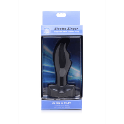 Electro Zinger - Ribbed E-Stim Silicone Plug - Afbeelding 2