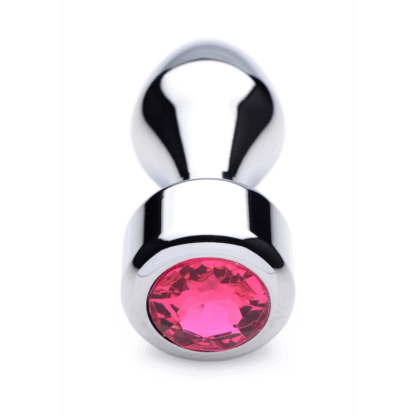 Pink Gemstone - Weighted Base Aluminum Plug - Large - Afbeelding 5