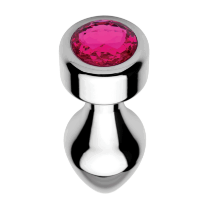 Pink Gemstone - Weighted Base Aluminum Plug - Medium - Afbeelding 4